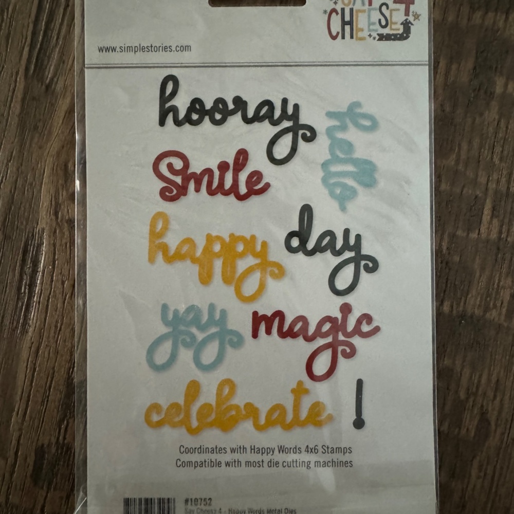 Simple Stories Word Dies